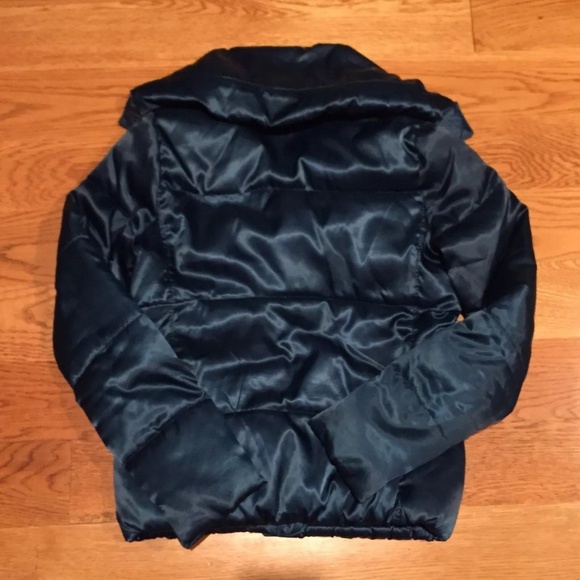 old navy teal winter puffer jacket coat ❄️ xs - Picture 7 of 7